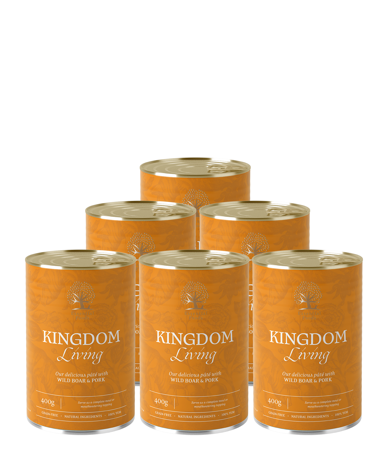 KINGDOM LIVING PÂTÉ, 400G x 6