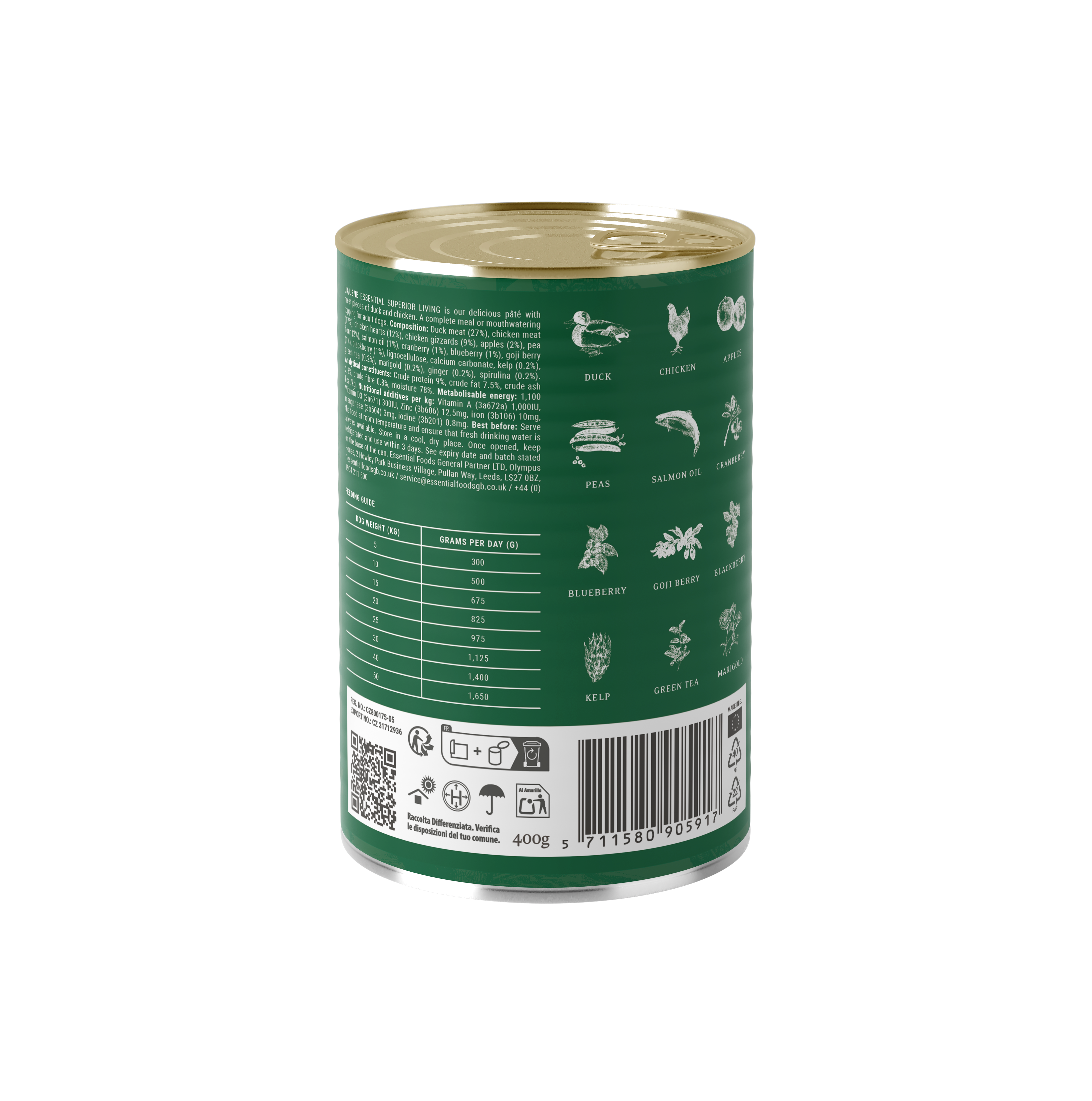 SUPERIOR LIVING PÁTÈ, 400G x 6